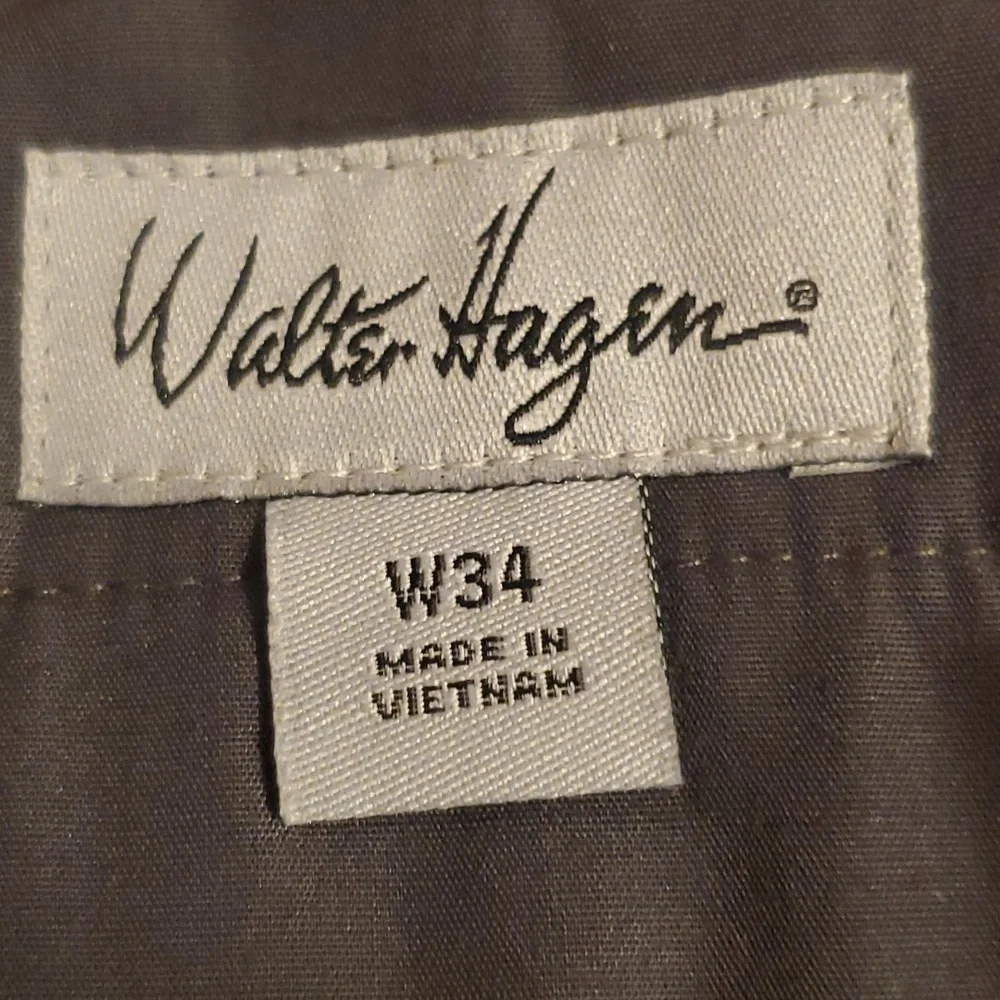 Walter Hagen men's plaid golf shorts size 34